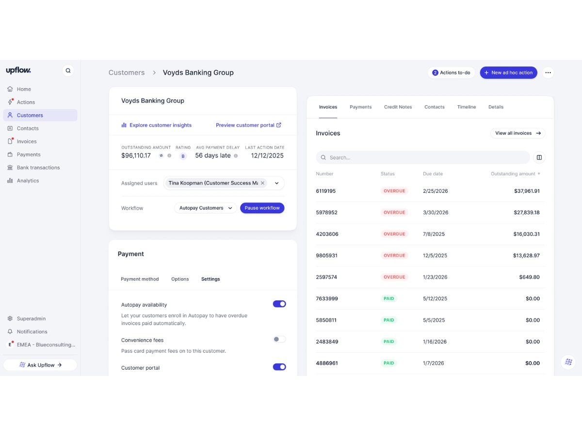 Upflow-customers