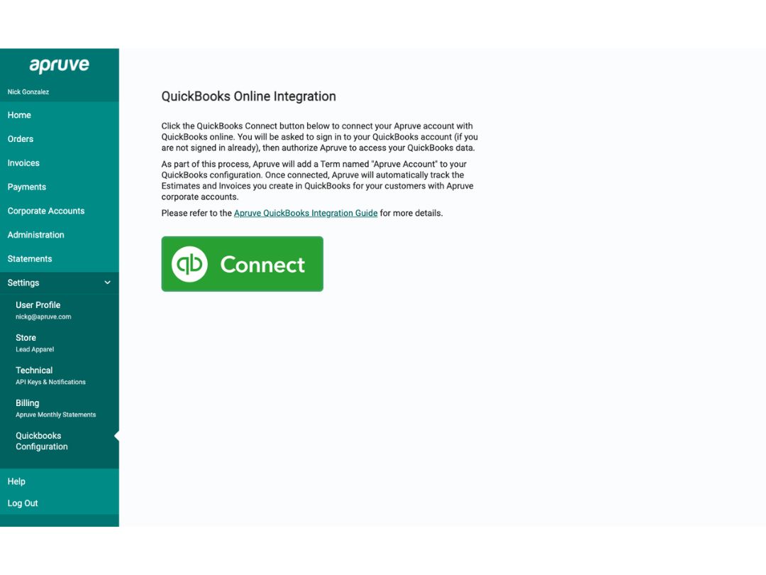 Apruve-integrations