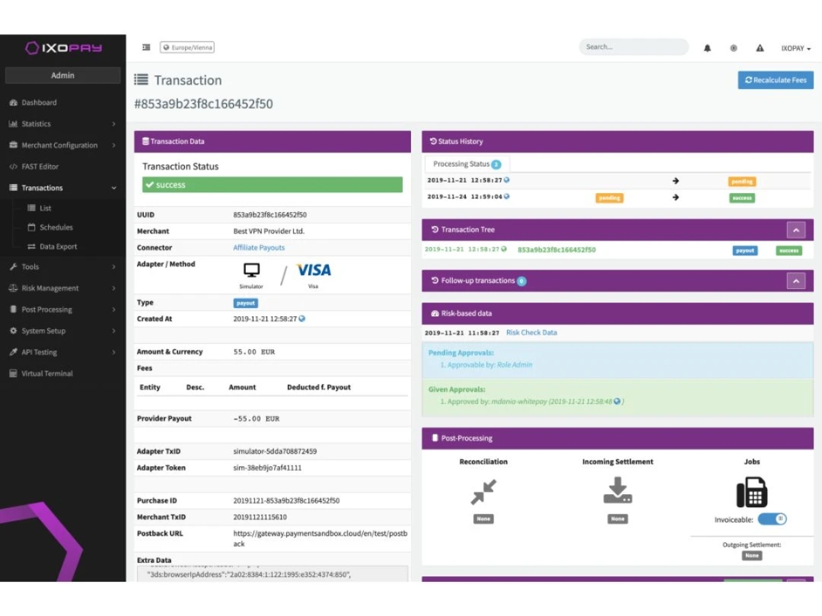 IXOPAY-transaction