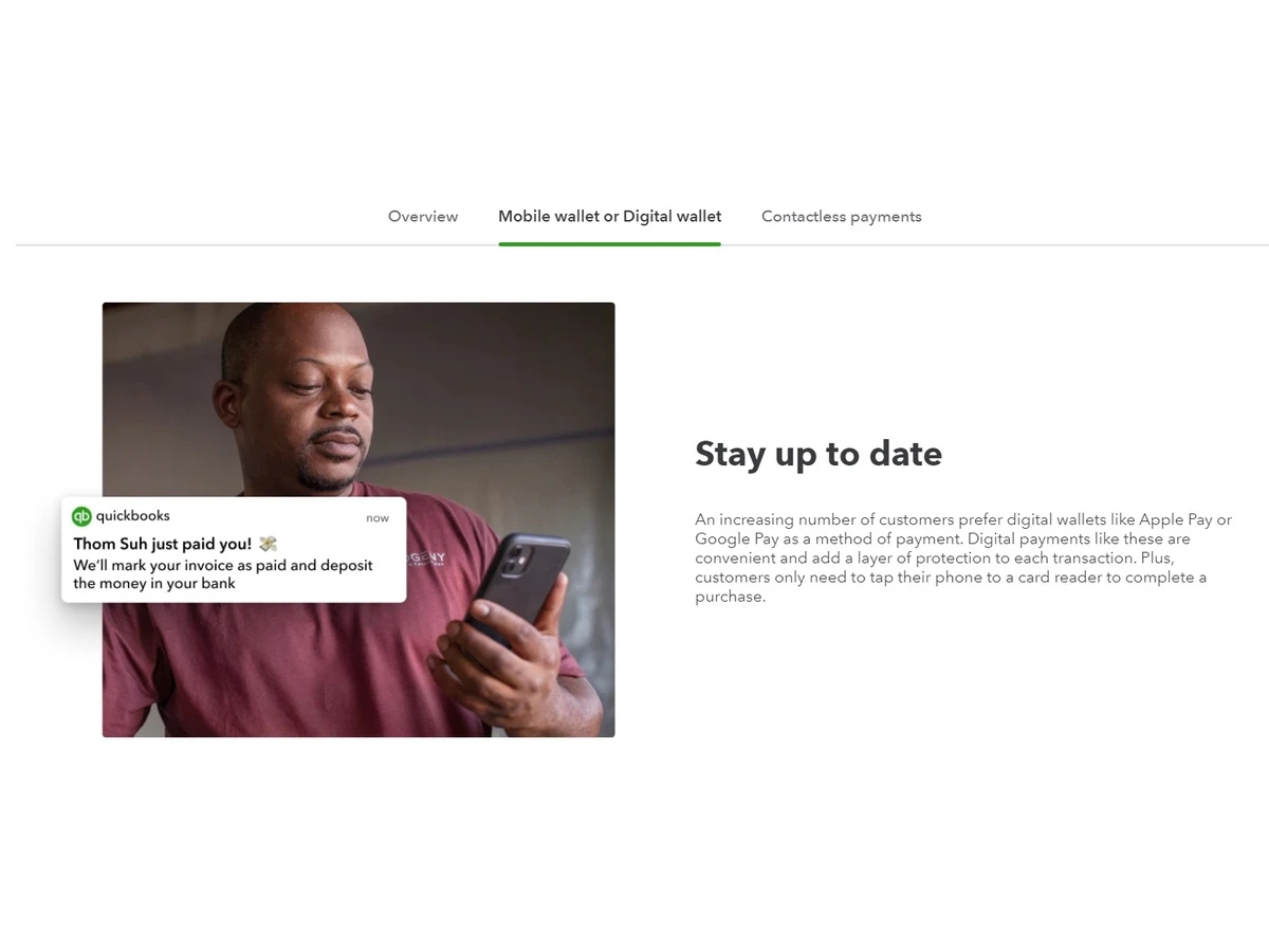 Quickbooks GoPayment-wallet
