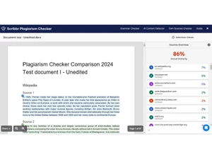 scribbr plagiarism checker-dashboard