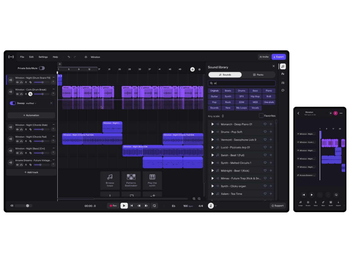 Soundtrap-dashboard