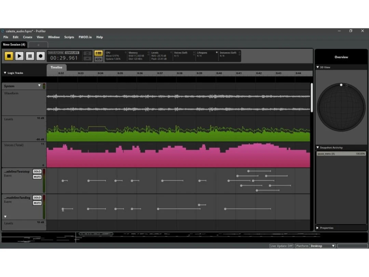 FMOD-profiler