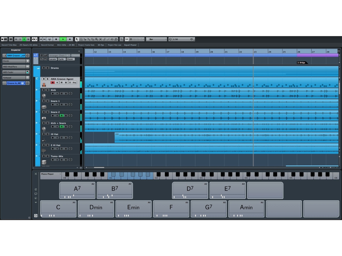 Cubase Elements-filters