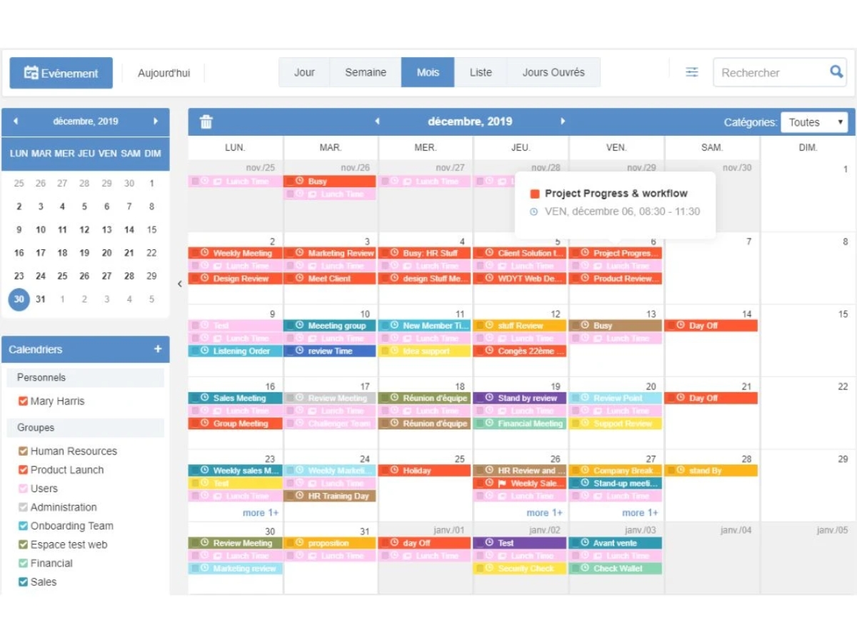 eXo Platform-calendar