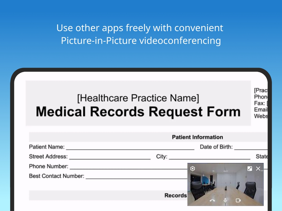 VidyoConnect-use other apps