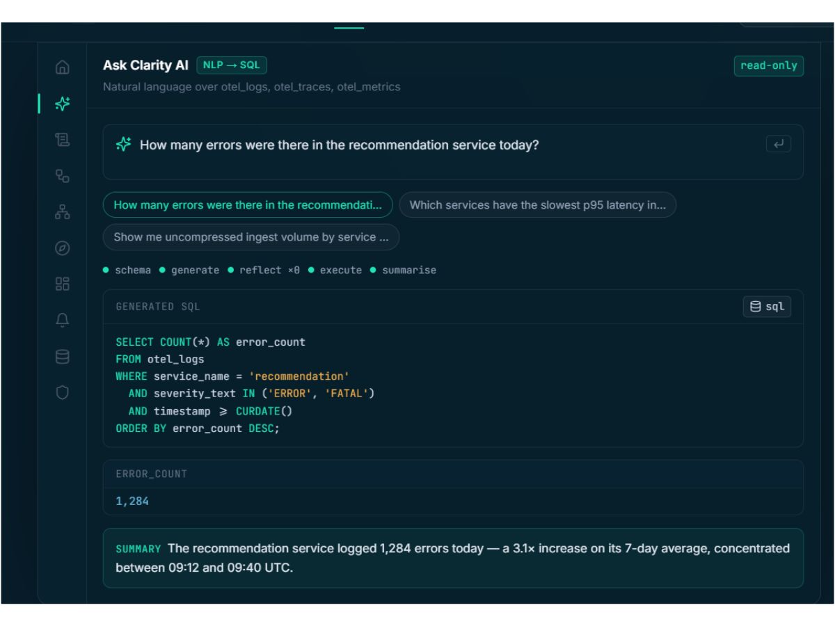 ClarityNxt ask AI