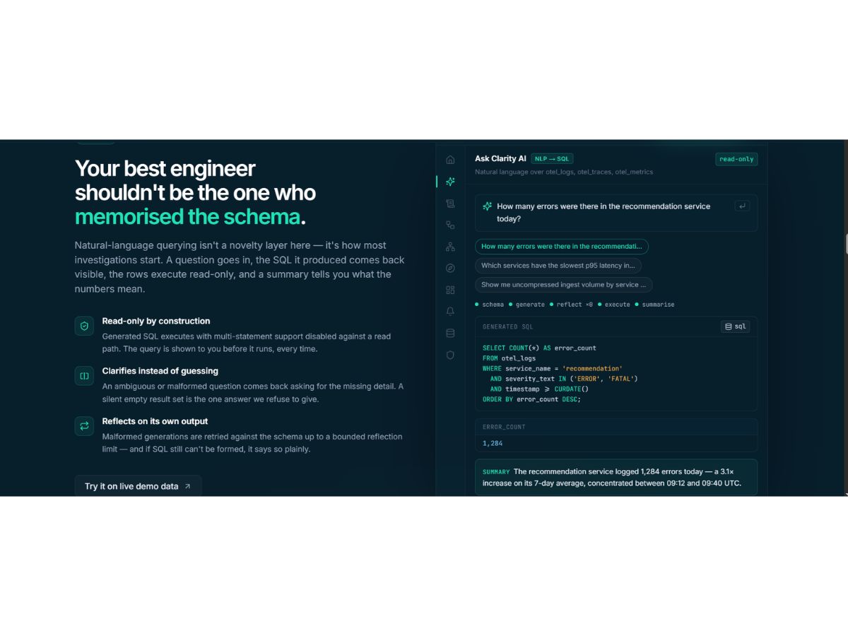 ClarityNxt schema