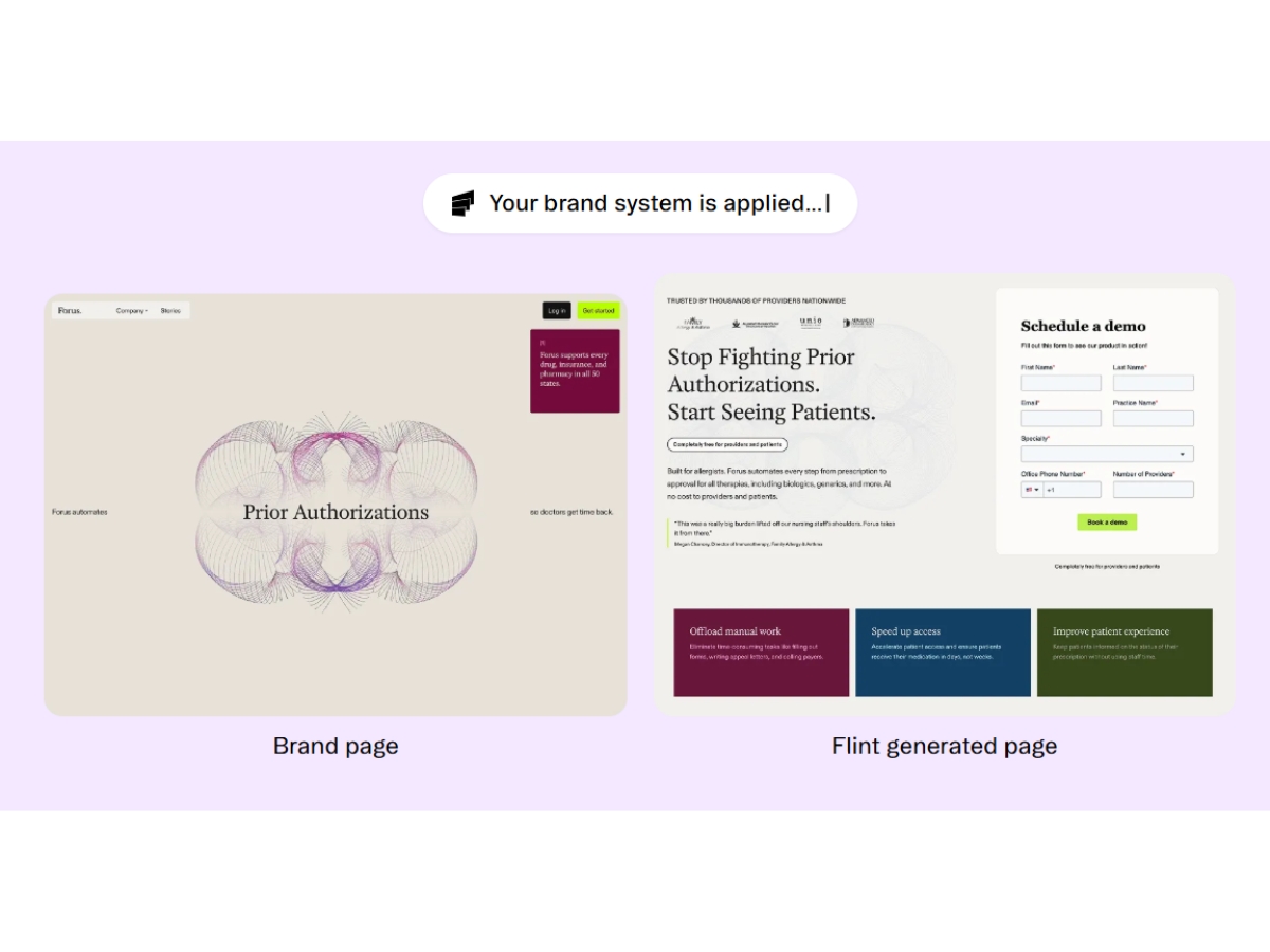 Flint-generated pages