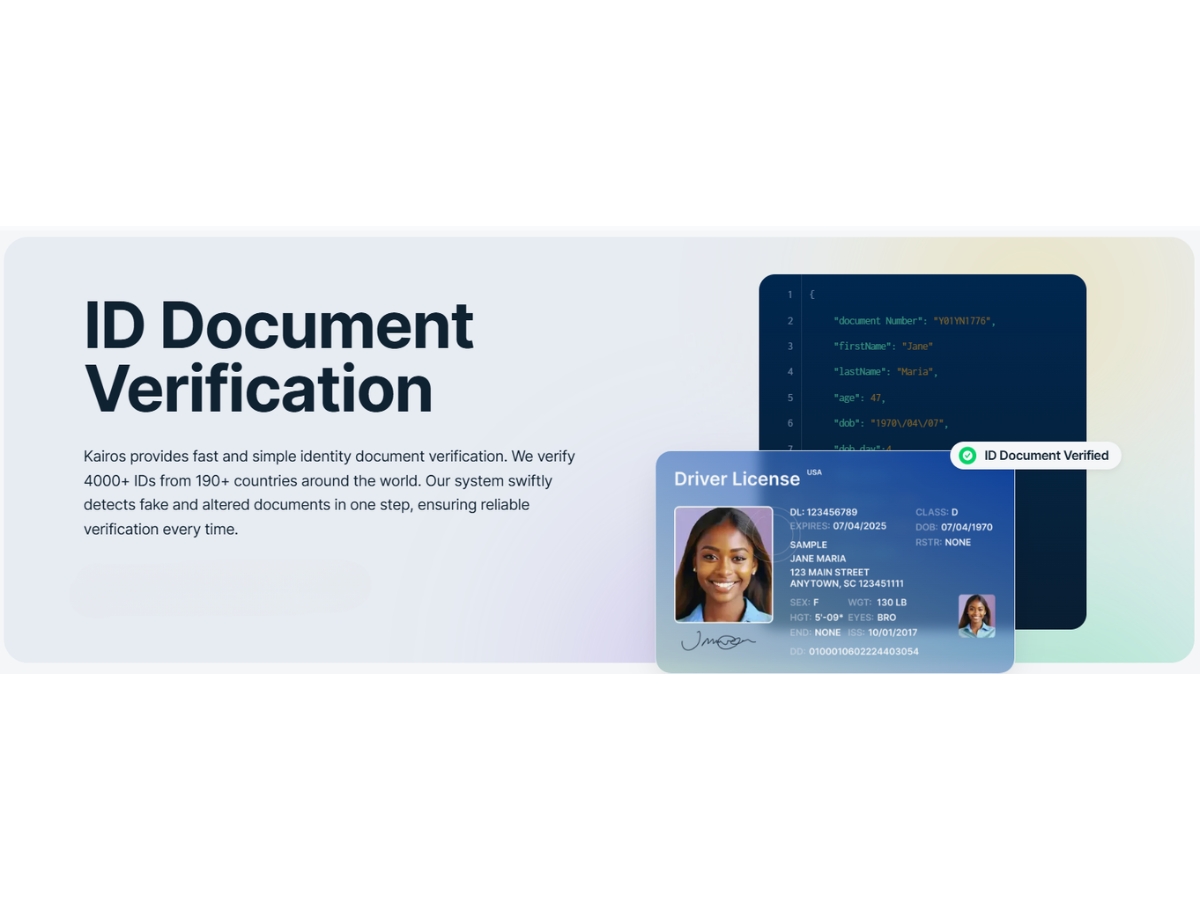 Kairos-document verification