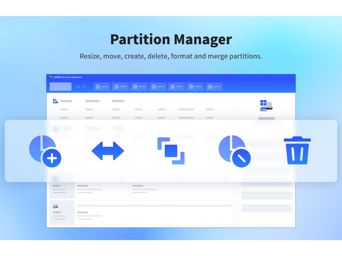 AOMEI Partition Assistant-manager