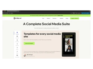 Vidyo AI templates