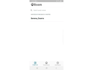 Roam Research list