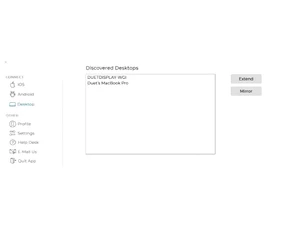 Duet Display desktops