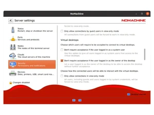 NoMachine settings