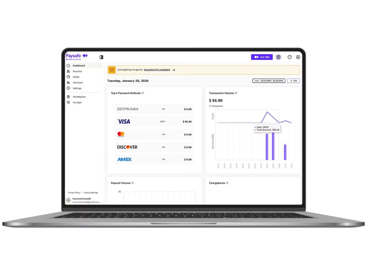 Paysafe-dashboard