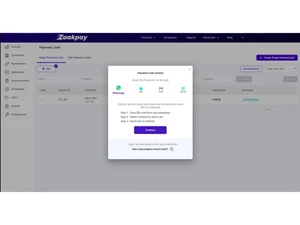 Zaakpay link created