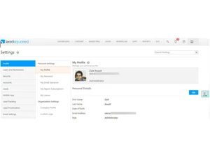 Leadsquared Marketing Automation settings