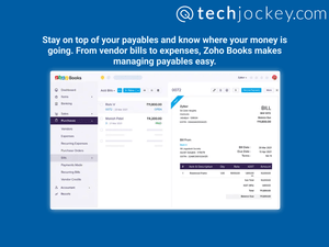 ZohoBooks Bill generator