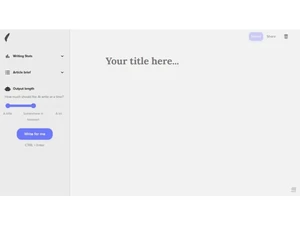 ShortlyAI Scriptwriting