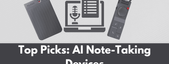 Top AI note-taking devices for voice recording, transcription, and smart meeting notes