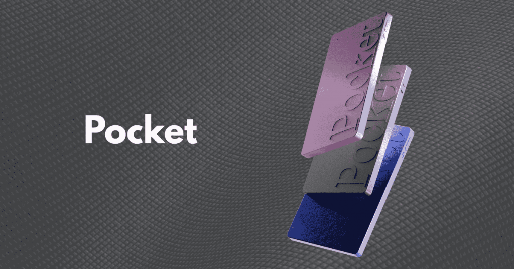 Pocket AI note-taking device with compact design for recording and organizing voice notes
