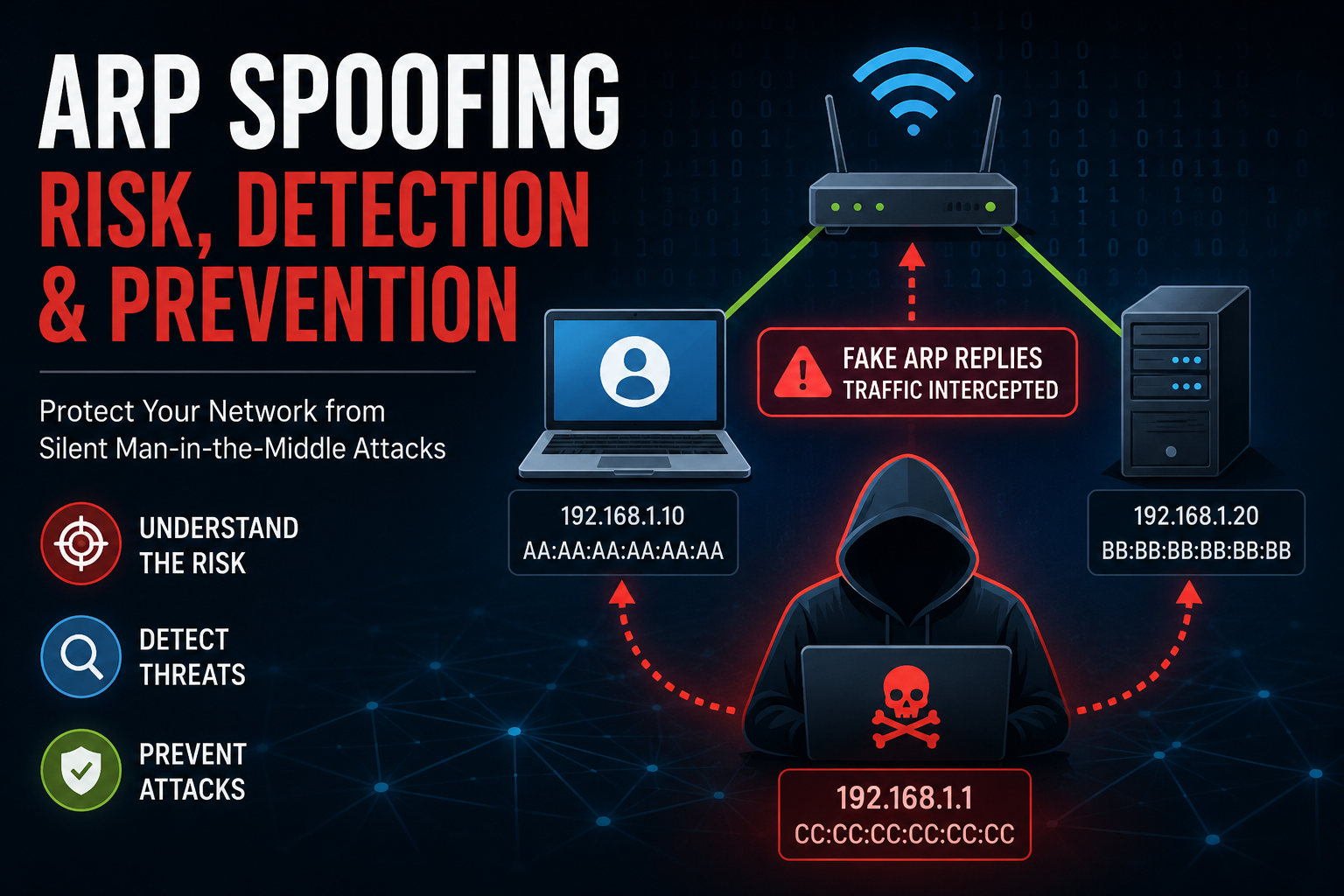 What is ARP Spoofing? Risk, Detection & Prevention