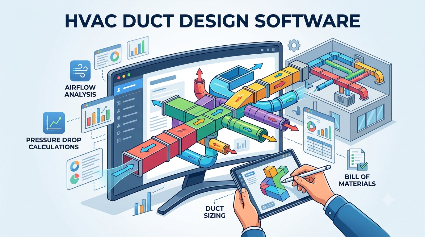 7 HVAC Duct Design Software Tools That Make Ductwork Planning Easier