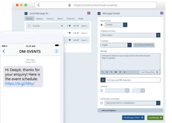 Send Smarter Bulk SMS