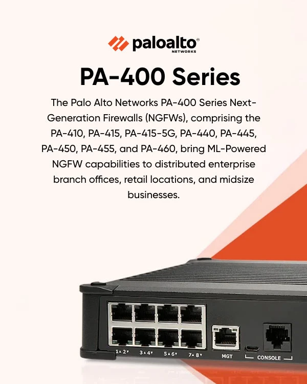 Palo Alto Networks PA-400 Series Firewall Pricing Reviews 2025