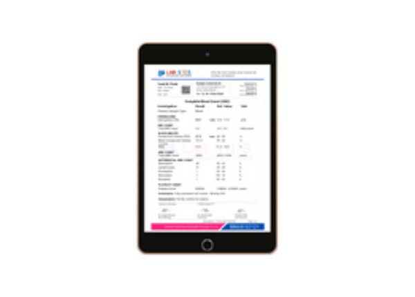 Patient portal for booking test & lab reports