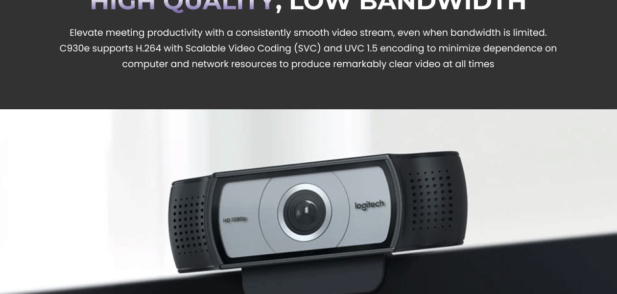 LogiTech C930e Webcam Pricing & Reviews 2025 | Techjockey.com