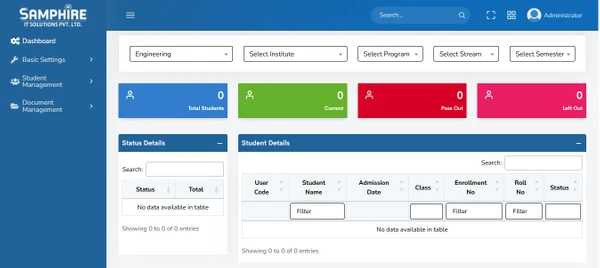 Student Management Dashboard