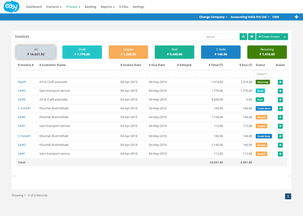 Invoicing