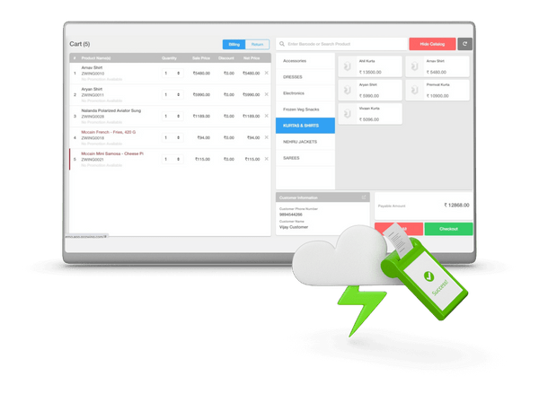 Lightning fast cloud POS