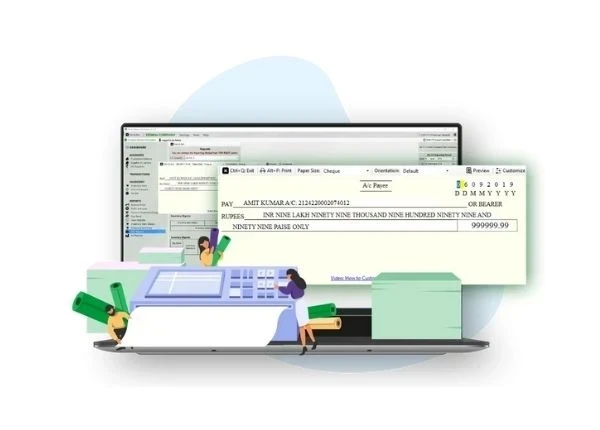 Inbuilt Cheque Printing