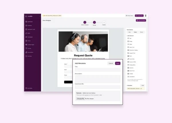 Capture Leads with Custom Forms