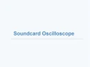 Soundcard Oscilloscope