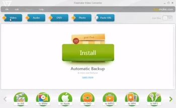 Freemake automatic backup
