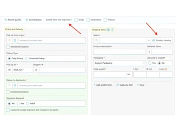 freightview shipment