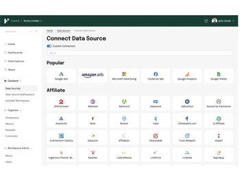 Funnel-data source