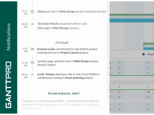 ganttpro notifications