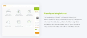 Greetly simple to use