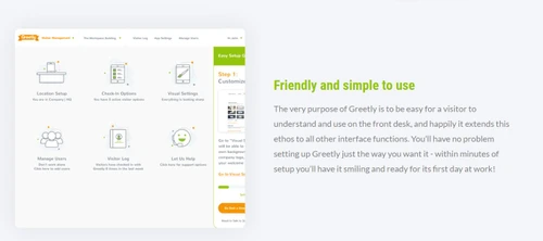 Greetly simple to use