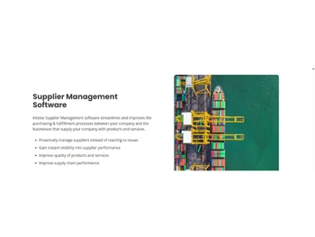 intelex vendor management-software