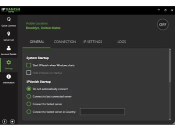 Ipvanish settings