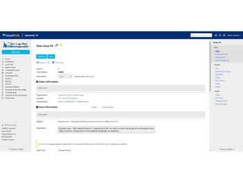 Issuetrak view issue