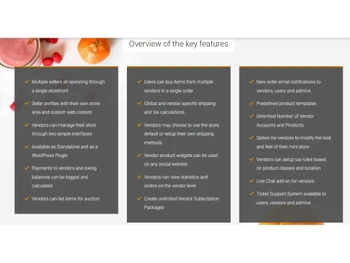 Ixxo Multi Vendor Software features