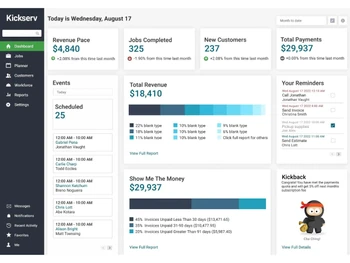 kickserv-dashboardpage