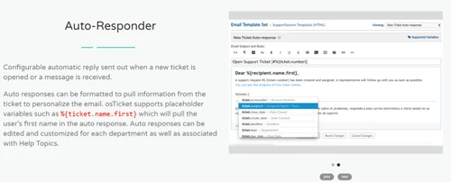 osticket auto responders